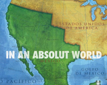 Absolut World Mexico Map