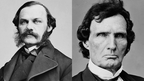 Henry Jarvis Raymond and Thaddeus Stevens were on different wings of the Republican Party.