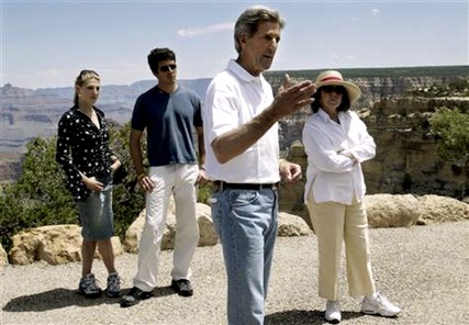 John Kerry at the Grand Canyon