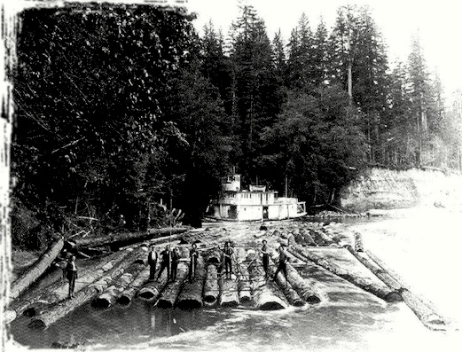 Logging Tug in Washington