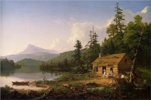 Thomas Cole - Home In The Woods (1847)